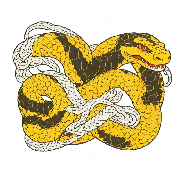 Snake tattoo design idea