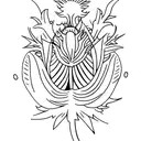 Thistle  tattoo design idea