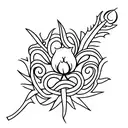 Thistle  tattoo design idea
