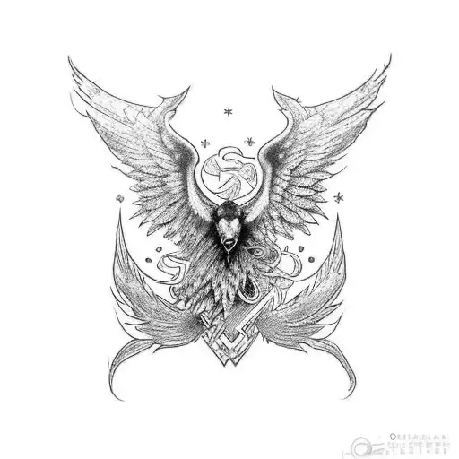 Ein Oberarm Tattoo Für Männer. Es soll ein Rabe drauf sein das seine Flügel ausbreitet. Man sieht ihn von der Seite tattoo design idea