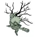 Tree branches tattoo design idea