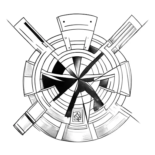 captain america worthy with shield and mjolnir tattoo design idea