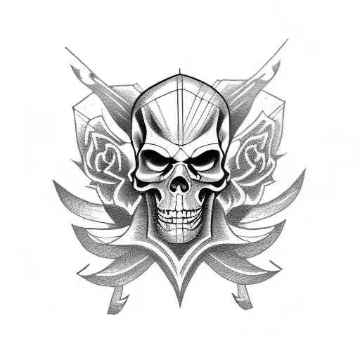 Grim Reaper tattoo design idea