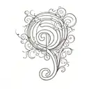 question mark graphic styles tattoo design idea