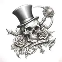 get rich or die trying tattoo design idea