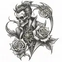 get rich or die trying tattoo design idea