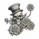 get rich or die trying tattoo design idea
