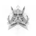  impossible invisible  tattoo design idea