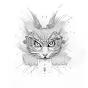  impossible invisible  tattoo design idea