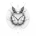  impossible invisible  tattoo design idea