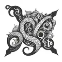 The name "Andrés" tattoo design idea