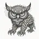 Owlbear  tattoo design idea
