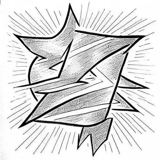 Lightning Bolt tattoo design idea