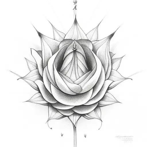Drawing Echeveria Flower For Coloring Page On Black And White PNG Images |  EPS Free Download - Pikbest