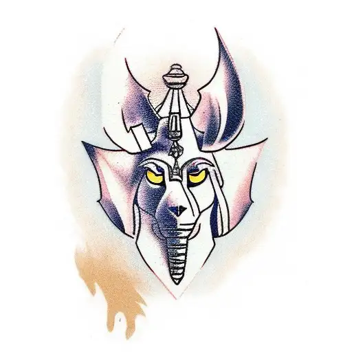 Anubis tattoo design idea