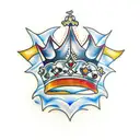 Queen's Crown tattoo design idea