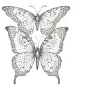 butterfly, metamorphosis, process hidden meaning tattoo design idea