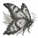 butterfly, metamorphosis, process hidden meaning tattoo design idea