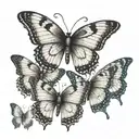 butterfly, metamorphosis, process hidden meaning tattoo design idea
