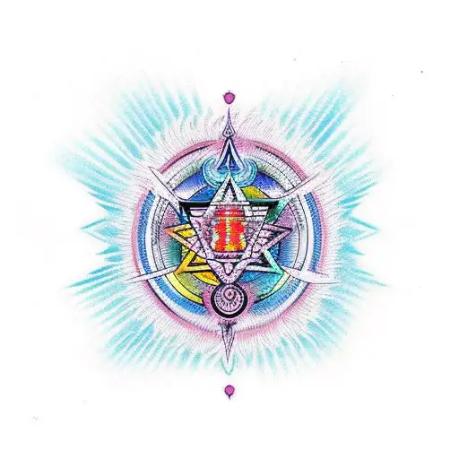 chakras tattoo design idea