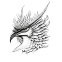 simurgh  tattoo design idea