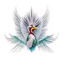 simurgh  tattoo design idea