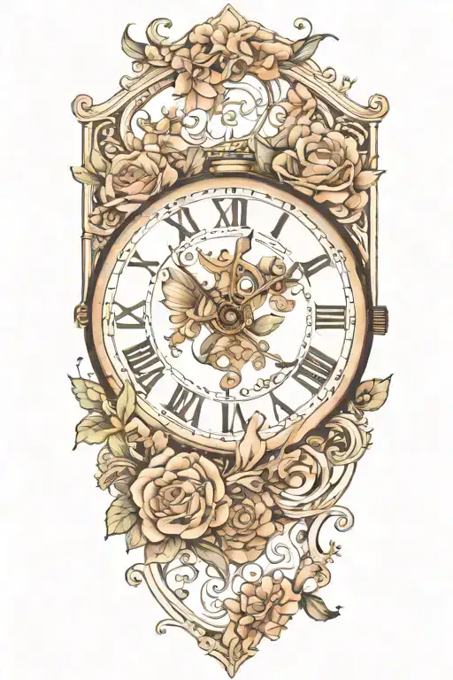 just because you have time doesn't mean you have to fill it tattoo design idea