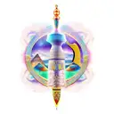 Magic Wand Egyptain tattoo design idea