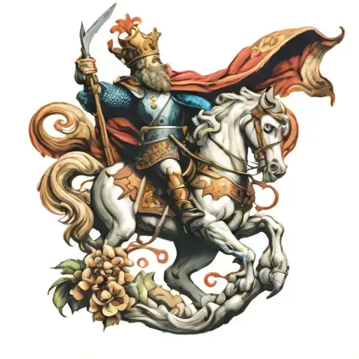 St. George the Victorious tattoo design idea