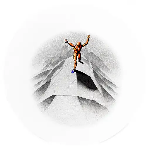sisyphus tattoo design idea