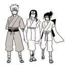 Naruto, sasuke, itachi tattoo design idea