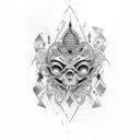 tatouage avec les symboles breton tattoo design idea