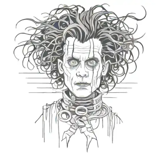 Edward scissorhands  tattoo design idea