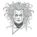 Edward scissorhands  tattoo design idea