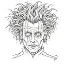 Edward scissorhands  tattoo design idea