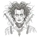 Edward scissorhands  tattoo design idea