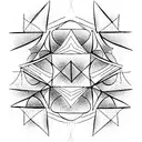 visual dimension  tattoo design idea