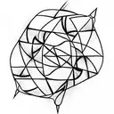 visual dimension  tattoo design idea