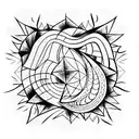 visual dimension  tattoo design idea