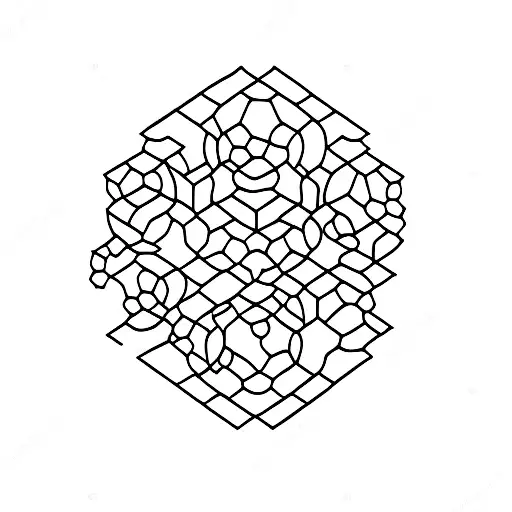honeycomb tattoo design idea