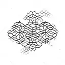 honeycomb tattoo design idea
