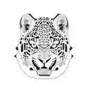 Jungle rainforest jaguar on arm  tattoo design idea