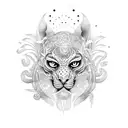 Jungle rainforest  tattoo design idea