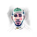 lewis hamilton tattoo design idea