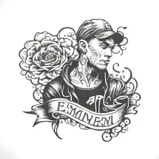 eminem stan lyrics written tattoo design idea