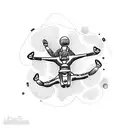 skydiving tattoo design idea