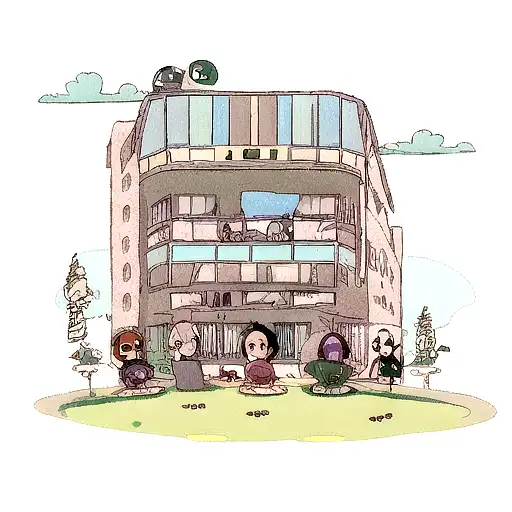 people staying long on the stree watching ufo tattoo design idea