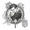 eleven, dark, air tattoo design idea