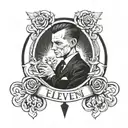 eleven, dark, air tattoo design idea