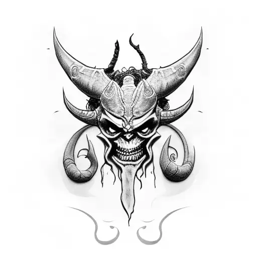 illidan tattoo design idea